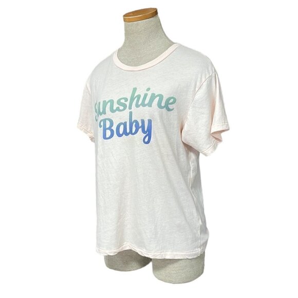 WIldfox Short Sleeve Tee Sunshine Baby Pink Size Medium M - Picture 3 of 14